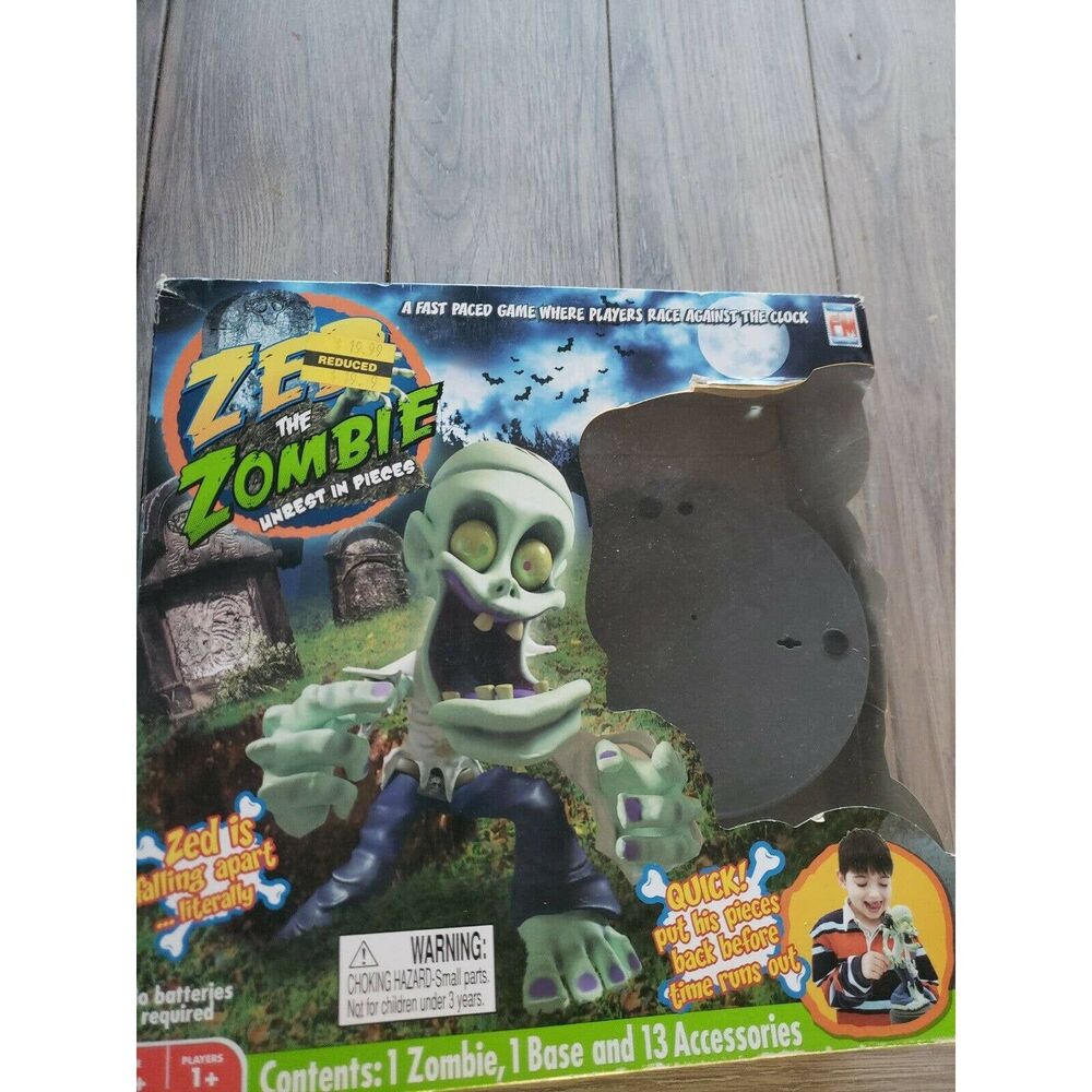 Zed The Zombie Unrest In Pieces Timed Halloween Game Age 4+ Needs no Batteries